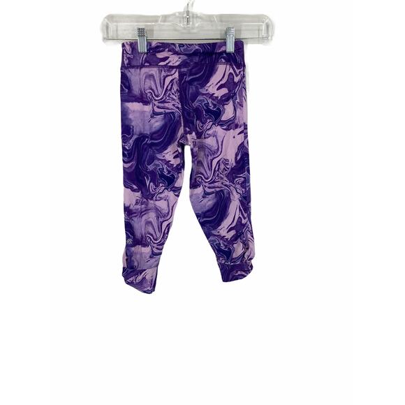 Champion Purple Marbled Tie Dye Legging Medium 7-8 - Picture 2 of 5